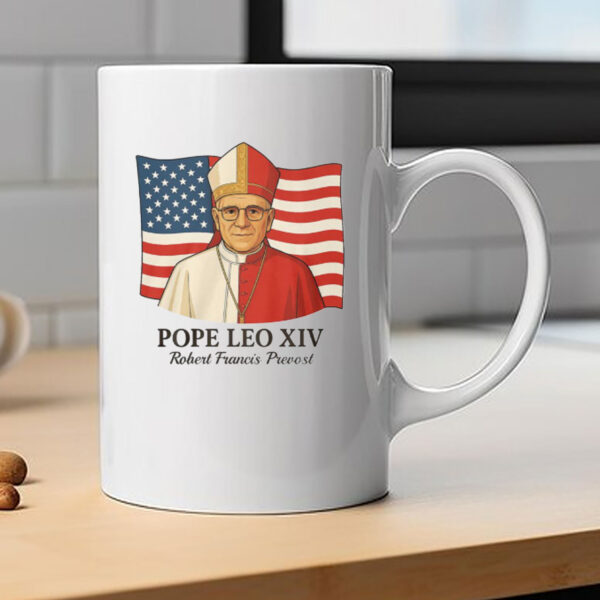 American Pope Leo XIV May 8th 2025 Robert Francis Prevost Mug