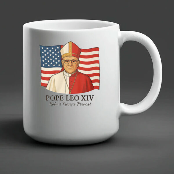 American Pope Leo XIV May 8th 2025 Robert Francis Prevost Mug