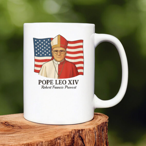 American Pope Leo XIV May 8th 2025 Robert Francis Prevost Mug
