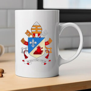 Coat of Arms of Pope Leo XIV In Illo Uno Unum Mug