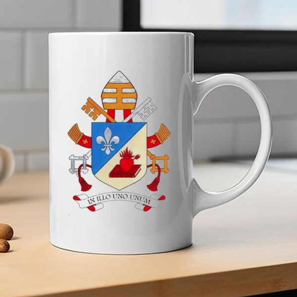 Coat of Arms of Pope Leo XIV In Illo Uno Unum Mug