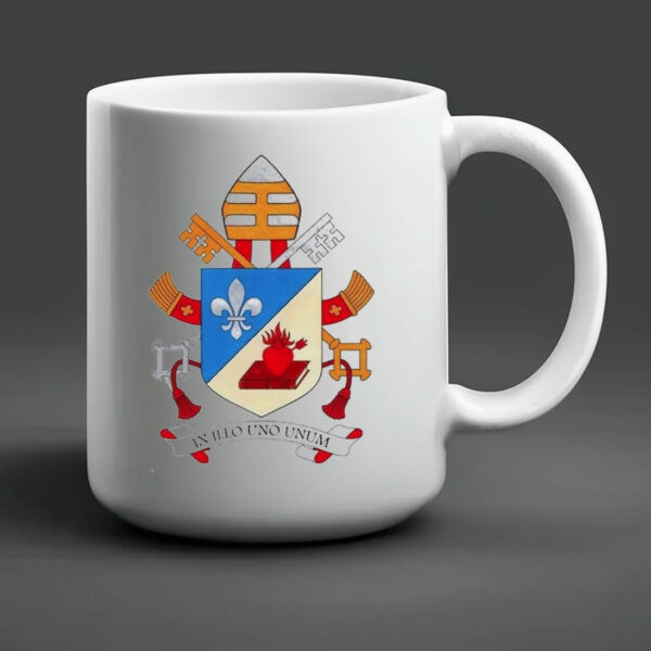Coat of Arms of Pope Leo XIV In Illo Uno Unum Mug