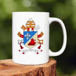 Coat of Arms of Pope Leo XIV In Illo Uno Unum Mug