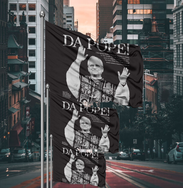 Da Pope! Front Page Flag