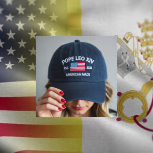 Embroidered Pope Leo XIV Hat, Vatican Catholic Cap