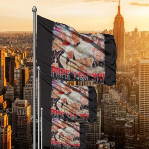 Emotional Club Conclave Pope Leo XIV Flag