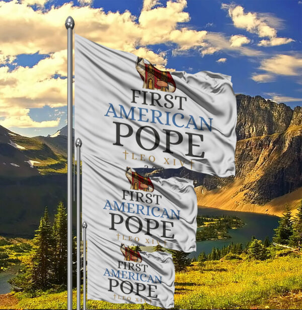 First American Pope, Leo XIV Flag