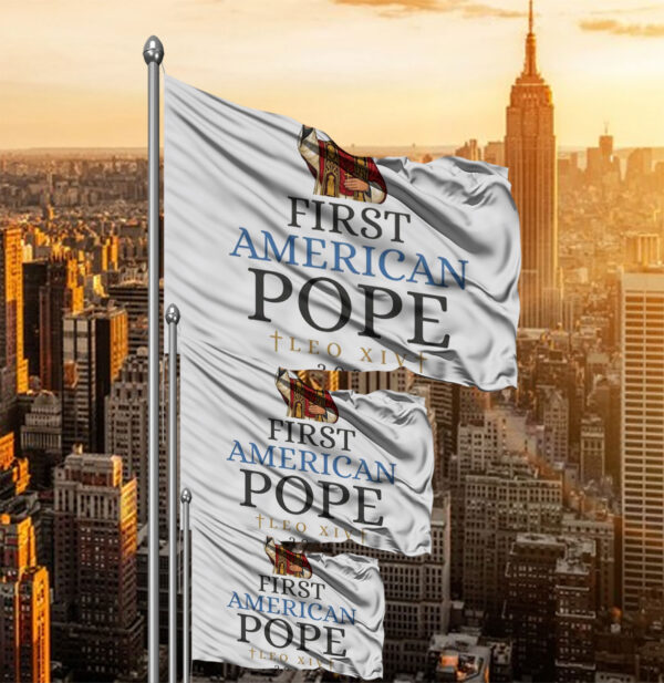 First American Pope, Leo XIV Flag