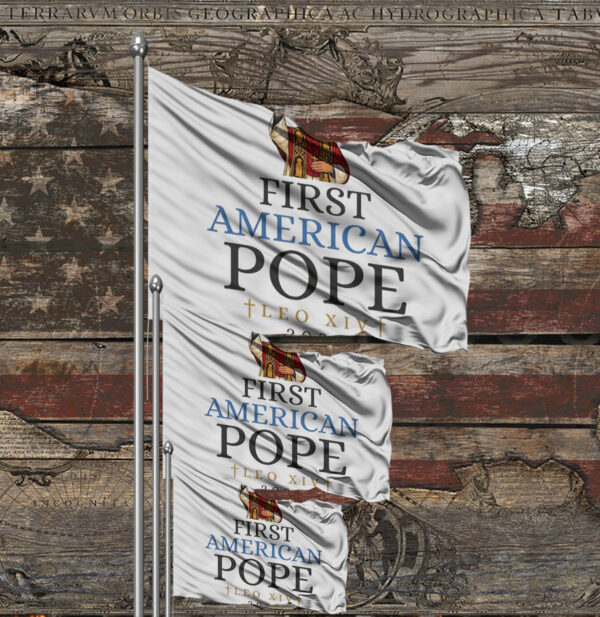 First American Pope, Leo XIV Flag
