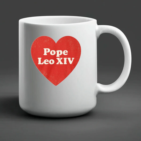 I Heart Love Pope Leo XIV Mug