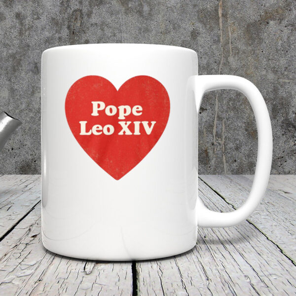 I Heart Love Pope Leo XIV Mug