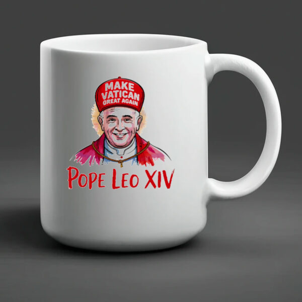 Make Vatican Great Again Pope Leo Xiv Cartoon Hat Mug