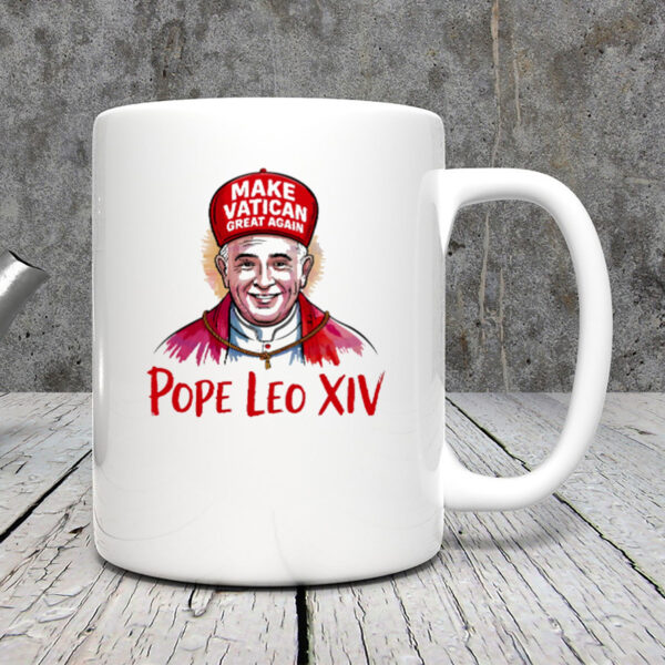 Make Vatican Great Again Pope Leo Xiv Cartoon Hat Mug