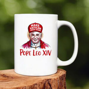 Make Vatican Great Again Pope Leo Xiv Cartoon Hat Mug
