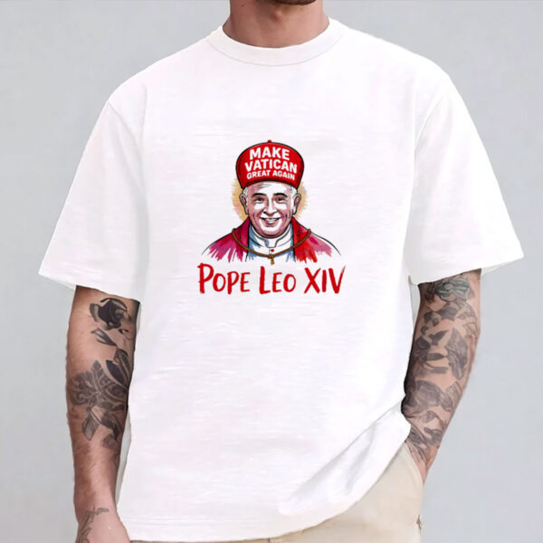 Make Vatican Great Again Pope Leo Xiv Cartoon Hat shirt