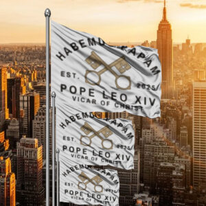 New Pope Leo 14 Vicar Of Christ Vatican Flag