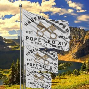 New Pope Leo 14 Vicar Of Christ Vatican Flag