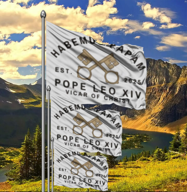 New Pope Leo 14 Vicar Of Christ Vatican Flag