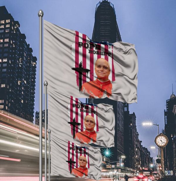 New Pope Robert Francis Prevost Flag