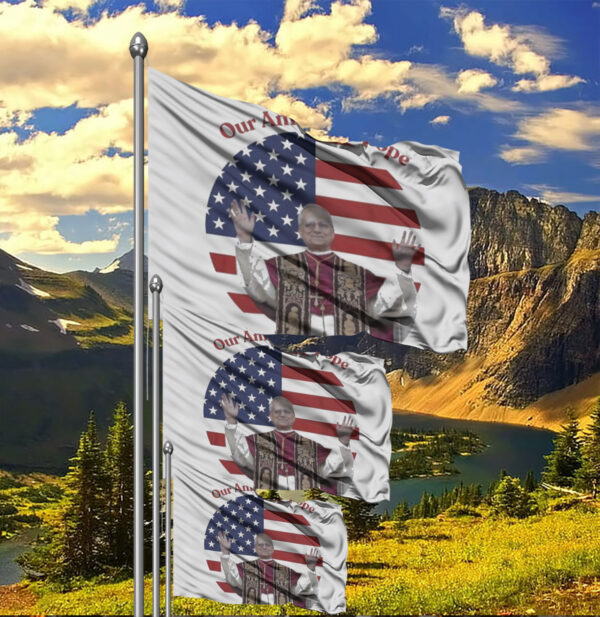 Official Leo XIV Our American Pope Flag