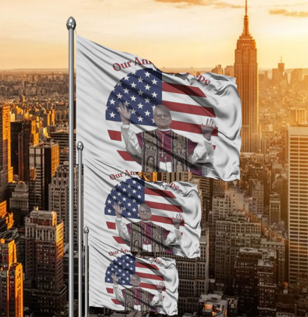 Official Leo XIV Our American Pope Flag