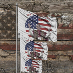 Official Leo XIV Our American Pope Flag