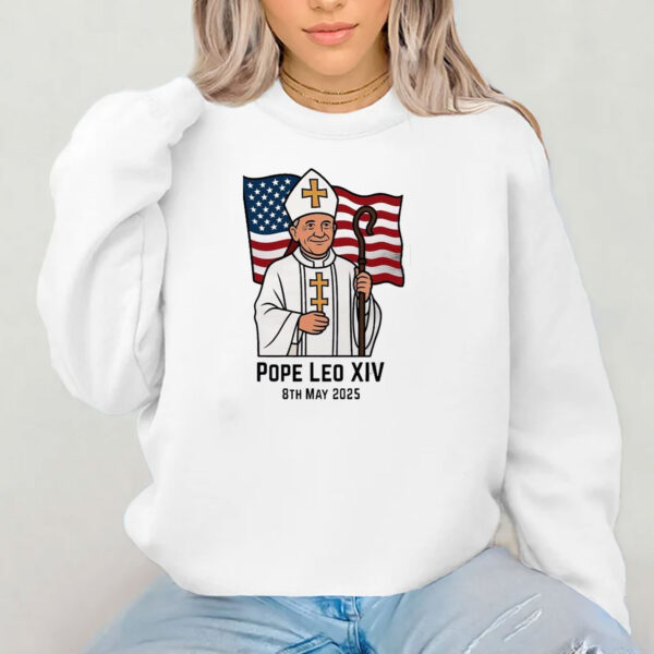 Original Pope Leo XIV 8th May 2025 Flag T Shirt
