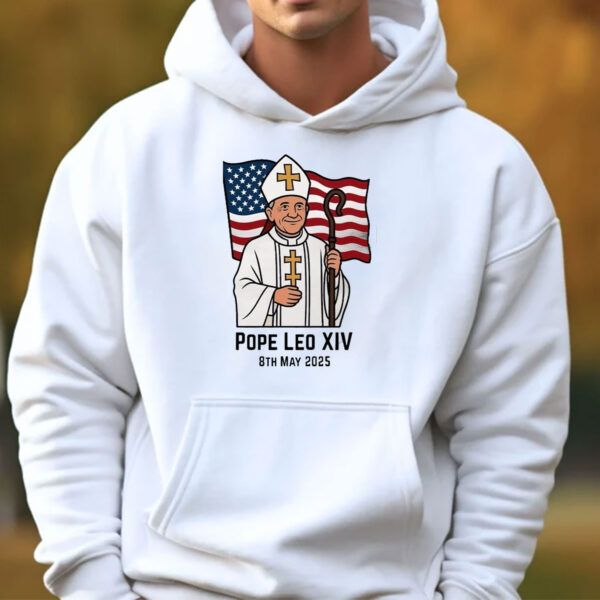 Original Pope Leo XIV 8th May 2025 Flag T Shirt