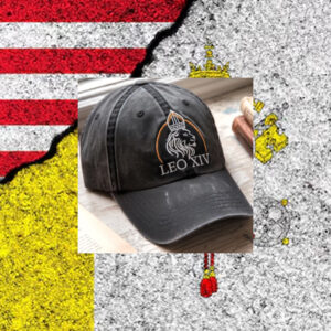Pope LEO XIV Robert Francis Prevost Embroidered Hat