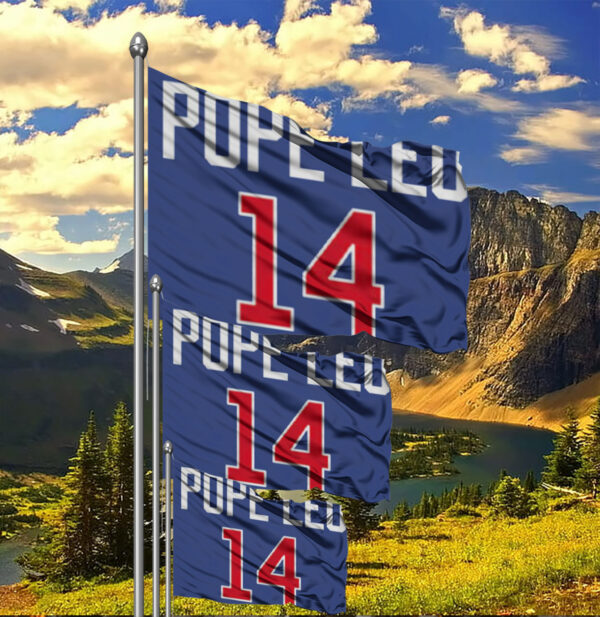 Pope Leo 14 Flag