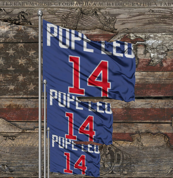 Pope Leo 14 Flag