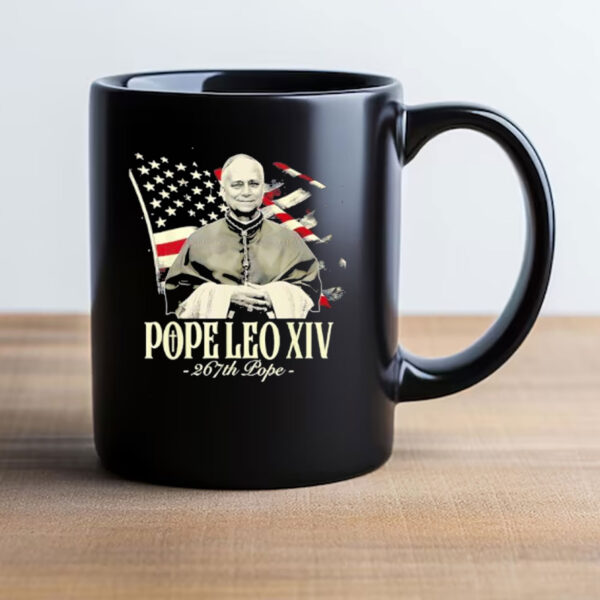 Pope Leo XIV 267th Pope Cardinal Robert Prevost Mug