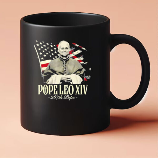 Pope Leo XIV 267th Pope Cardinal Robert Prevost Mug