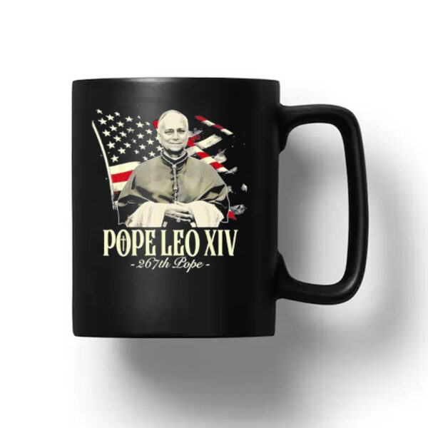 Pope Leo XIV 267th Pope Cardinal Robert Prevost Mug