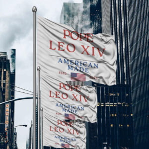 Pope Leo XIV American Made Flag