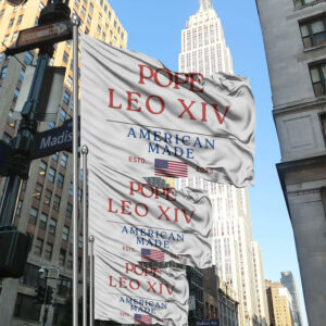 Pope Leo XIV American Made Flag