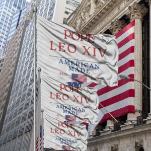 Pope Leo XIV American Made Flag