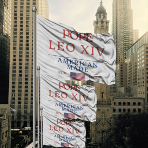 Pope Leo XIV American Made Flag