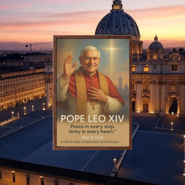 Pope Leo XIV Artwork Poster