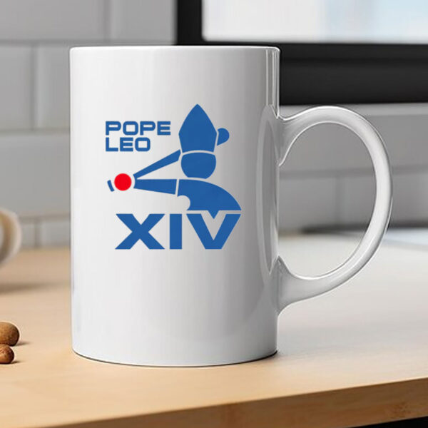 Pope Leo XIV Baseball Logo Mug