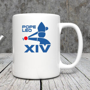 Pope Leo XIV Baseball Logo Mug