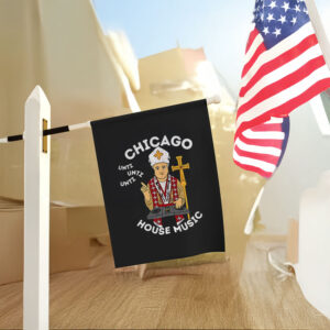 Pope Leo XIV Chicago House Music Flag