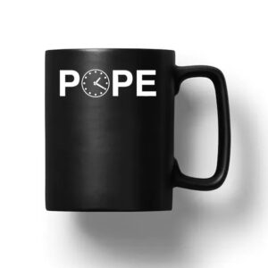 Pope Leo XIV Clock Mug