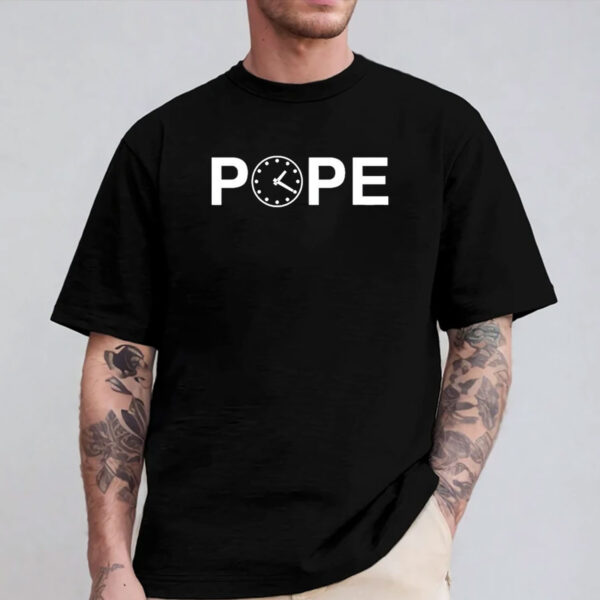Pope Leo XIV Clock T-shirt
