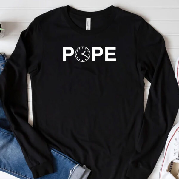 Pope Leo XIV Clock T-shirt