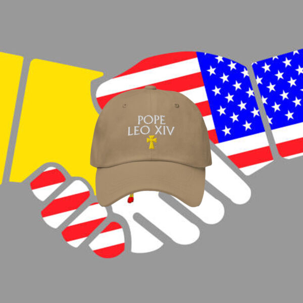 Pope Leo XIV Embroidered Dad hat