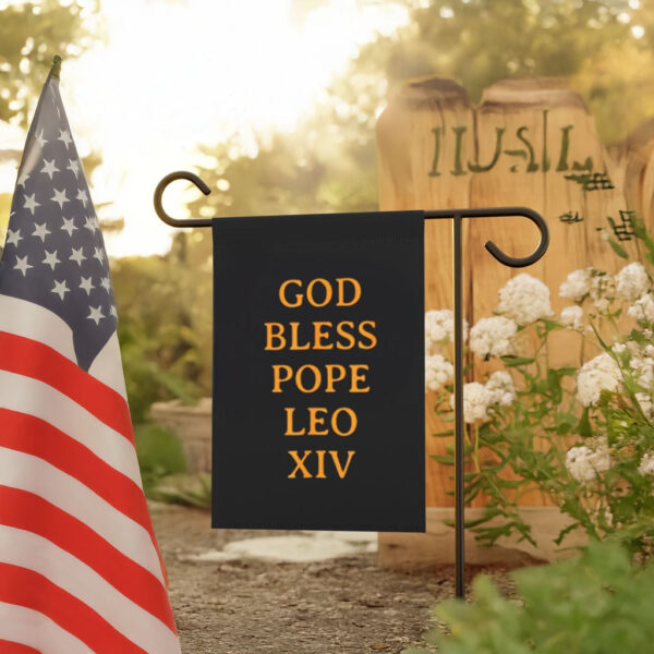 Pope Leo XIV Garden Flag