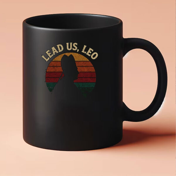 Pope Leo XIV Lead Us Leo 2025 vintage Mug