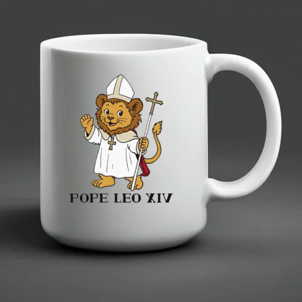 Pope Leo XIV Lion Mug