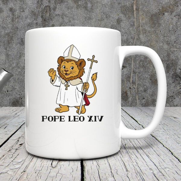 Pope Leo XIV Lion Mug